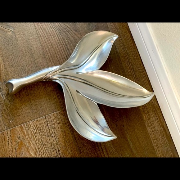 1970s Banana Leaf serving dish tray signed Bruce Fox - Picture 1 of 8